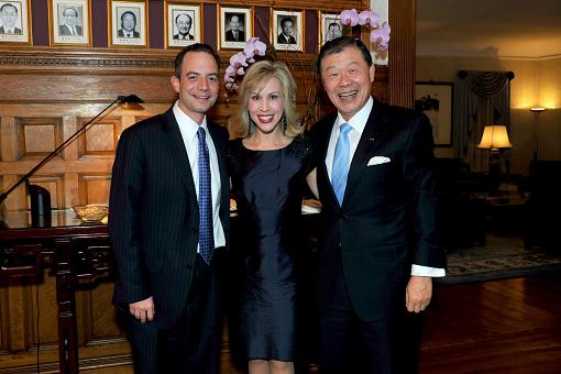 Ambassador Yuan with Chairman and Mrs. Reince Priebus. 