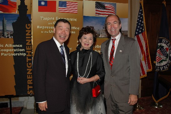 Congressman Scott Garrett (R-NJ) attends the Congressional Welcoming Reception in honor of Ambassador and Mrs. Jason C. Yuan on September 16, 2008.