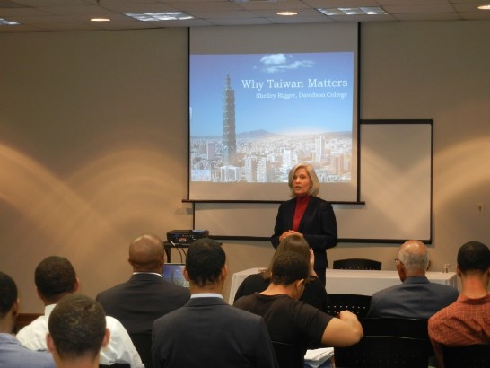 Dr. Shelly Rigger presented her book 