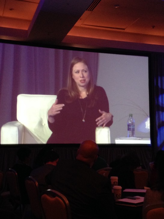 「柯林頓基金會」 (Clinton Foundation)副主席Chelsea Clinton演講