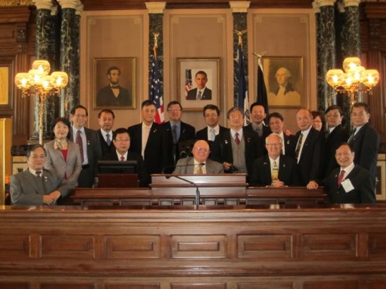 Taiwan Agricultural Trade Goodwill Mission signs deals to buy soybeans, corn from Iowa, USA. 