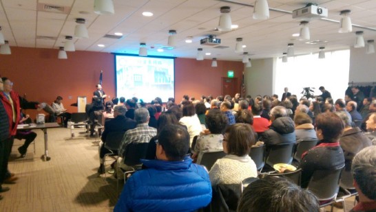 Director General Calvin Ho delivered remarks at the discussion panel held by the Michigan Chinese Academic and Professional Association on March 29th, 2015 in Novi, MI