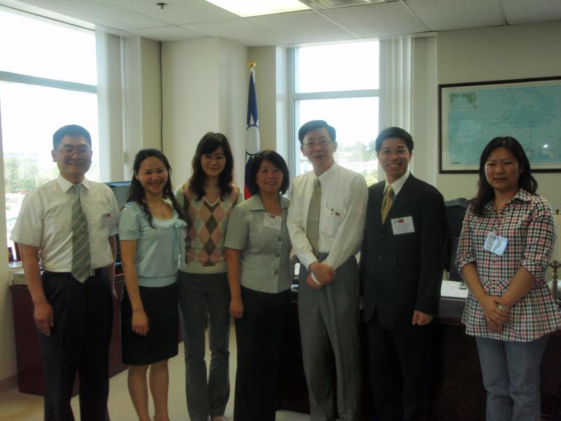 外交部北美司陳副司長文儀參觀駐處