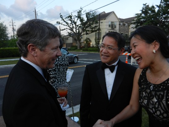 Director General Liao and his spouse met Sheriff Ed Emmett of Harris County