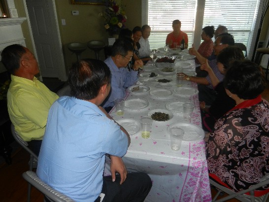 Councilmember Al Huang and his wife host a feast with Director General Liao and his wife and friends in attendance