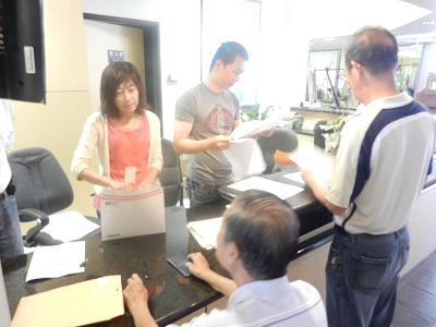 mobile Consular service being carried out at the Houston Cultural Center