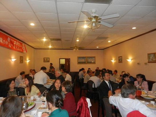 當晚餐會盛況之一隅