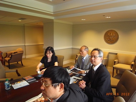 林主席於密州經發局聽取簡報