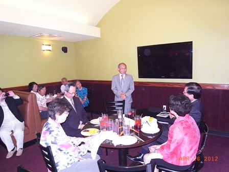 林主席與密州僑界領袖餐敘時說明我政府近年建設成果