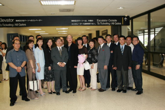 洛杉磯僑界及本處同仁歡迎龔處長中誠到任