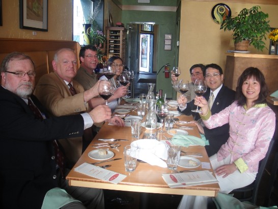 Director General Daniel Liao visited Central Washington University on May 13, 2010