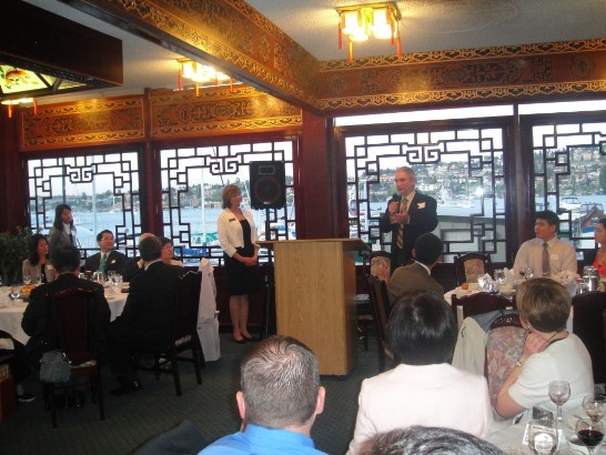 Director General and Mrs. Liao hosted a dinner in welcome of the visit of the Taiwan Buyers Delegation to the State of Washington