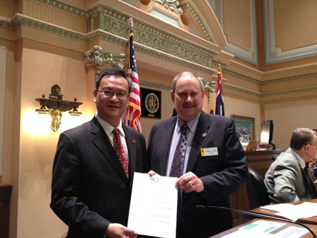 美國懷俄明州參眾議會通過友臺決議案Wyoming State Legislature passed a joint resolution in support of Taiwan