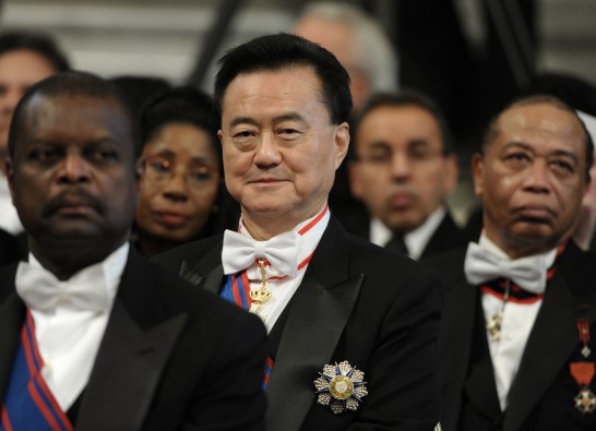 Ambassador Larry Wang attends the Mass on November 25 in the section reserved to the Diplomatic Corps.