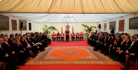 A glimpse of the audience inside the Order’s Magistral Villa.