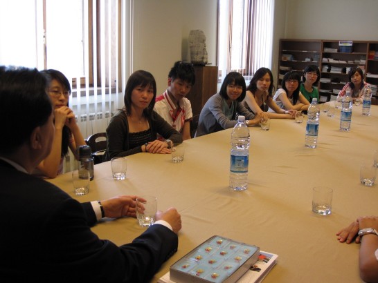 Ambassador Larry Yu-yuan Wang briefed NTNU Students on the relations between the ROC and the Holy See 