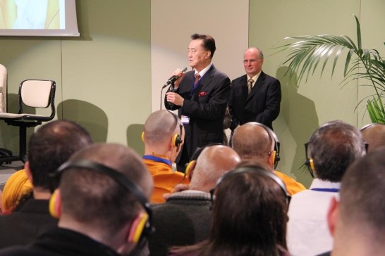 王大使豫元（中立講者）應邀在「普世博愛運動」國際宗教交流大會開幕式致詞