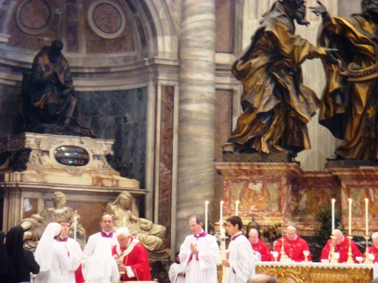 教宗本篤十六世主持彌撒