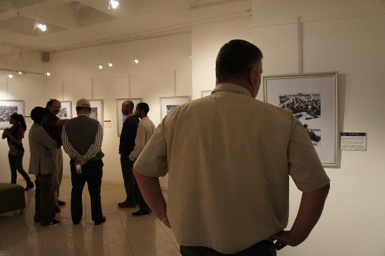 The photos of "A Photo Journey through 100 Years of ROC" display at the Bodutu Art Gallery in Vaal University of Technology.