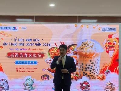 Director General Mr. Han, Kuo-Yao attended the 2024 Taiwan Cuisine Festival at HUTECH on 10 Apr. 2024.