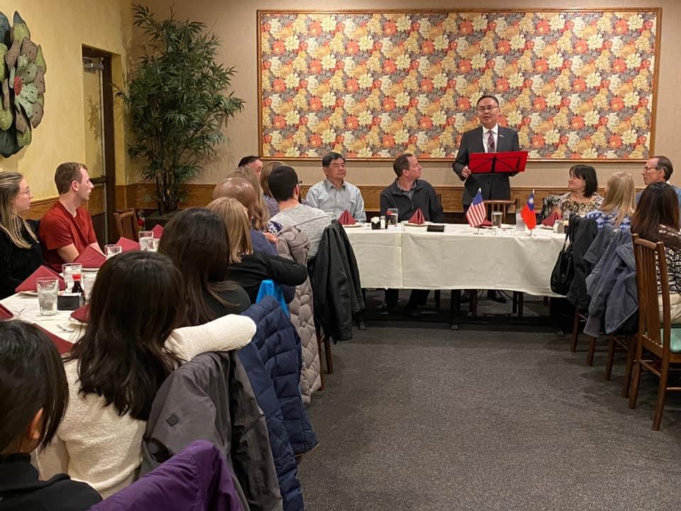 Director General Jerry Chang promotes Taiwan to US scientists at a CSU Atmospheric workshop in Fort Collins, CO, on March 2, 2020.