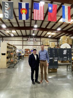 Director General Bill Huang met with Mr. Tim Fry, President of Mountain Racing Products