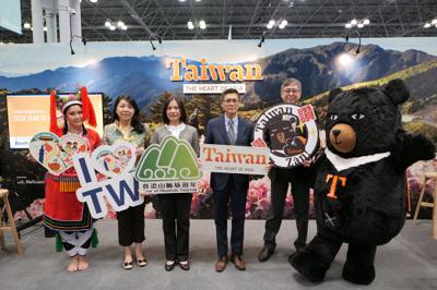 本處觀光組參加紐約時報旅展推廣山脈旅遊