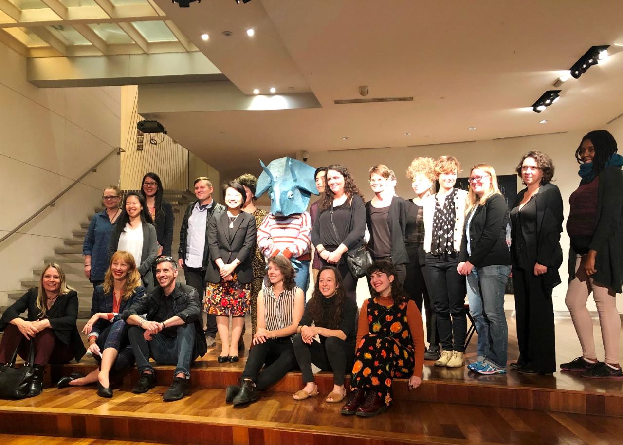 Group photo of the 2019 Creative Climate Awards artists.