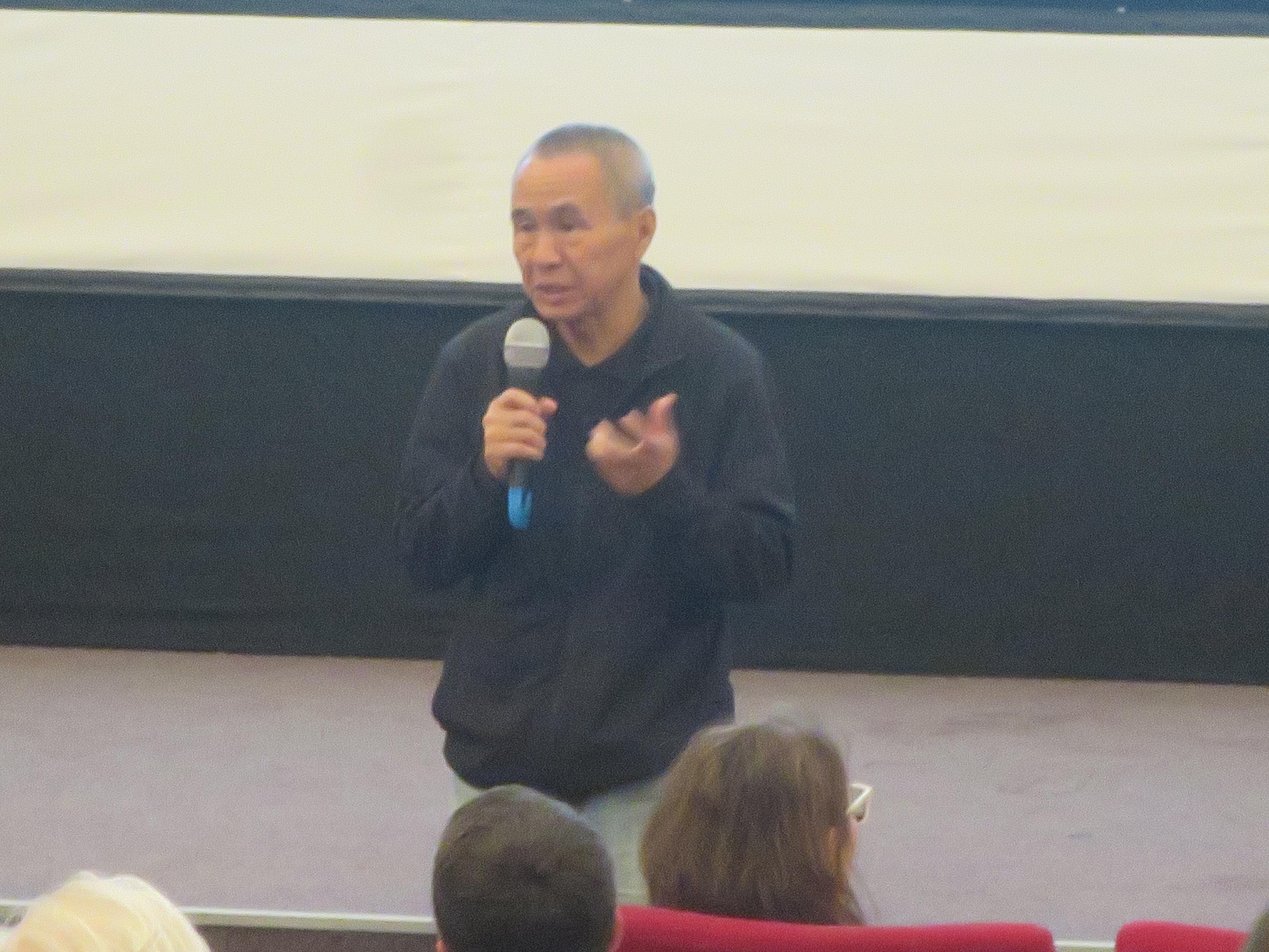 侯孝賢電影展5月2日放映開幕片海上花，侯導演回答觀眾提問。