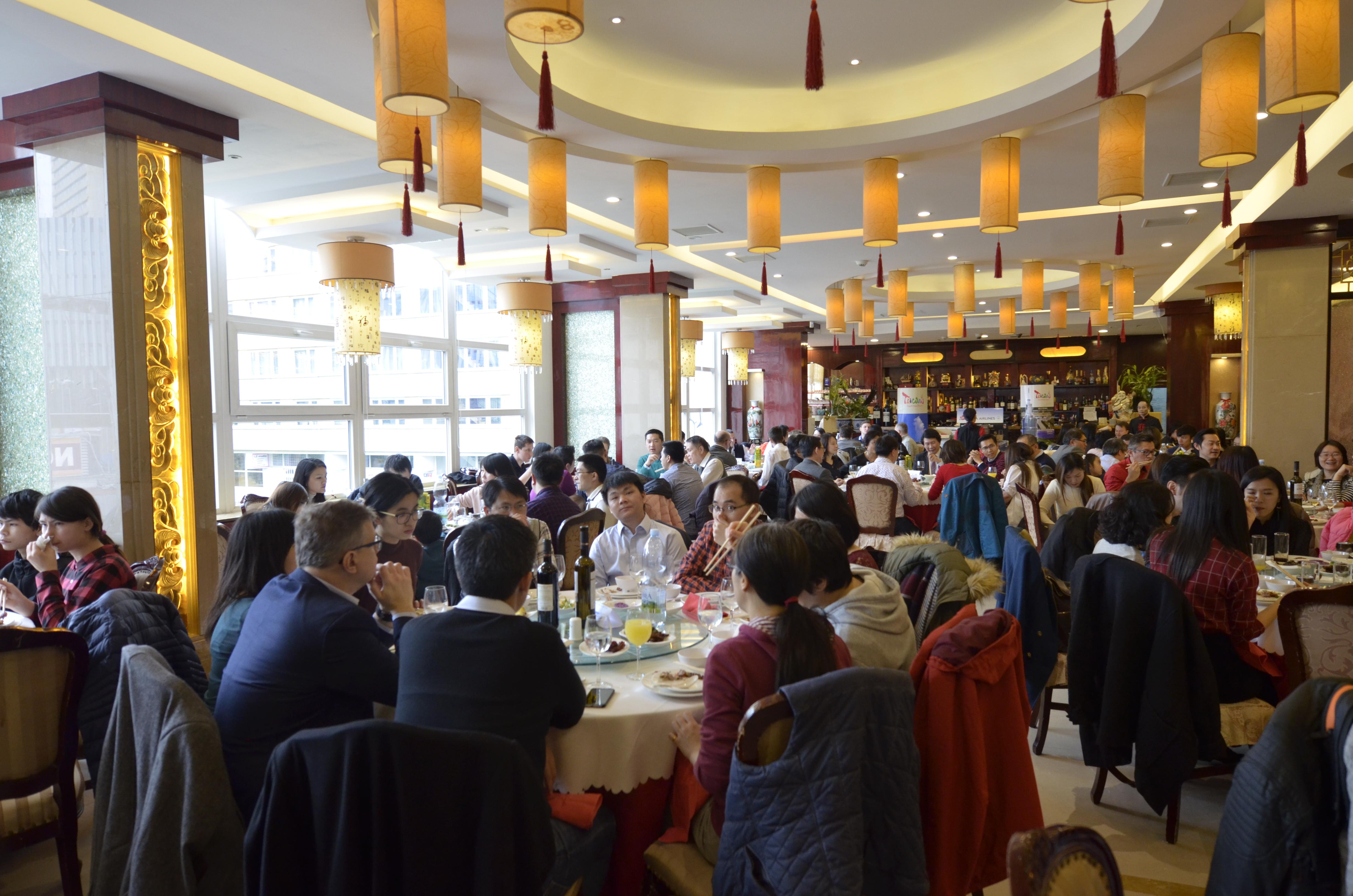 駐捷克代表處舉辦107年新春聯歡會現場