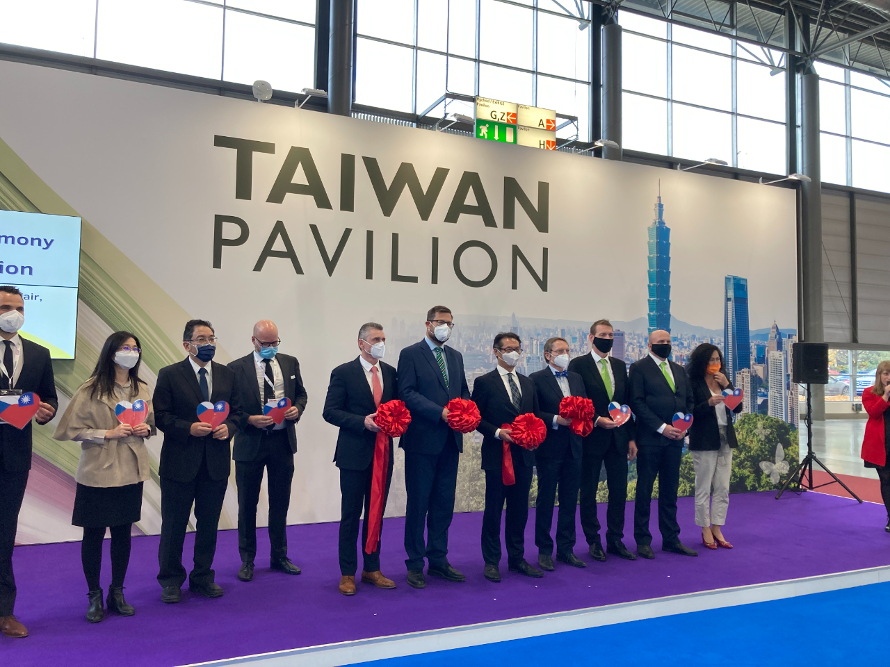 Opening ceremony of Taiwan Pavilion at 2021 International Engineering Fair (MSV) at Brno   
