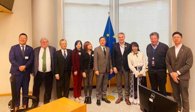 本處與歐洲議會議員在歐洲議會合辦「台灣反制資訊操弄及選舉干預：對歐盟之意涵」研討會