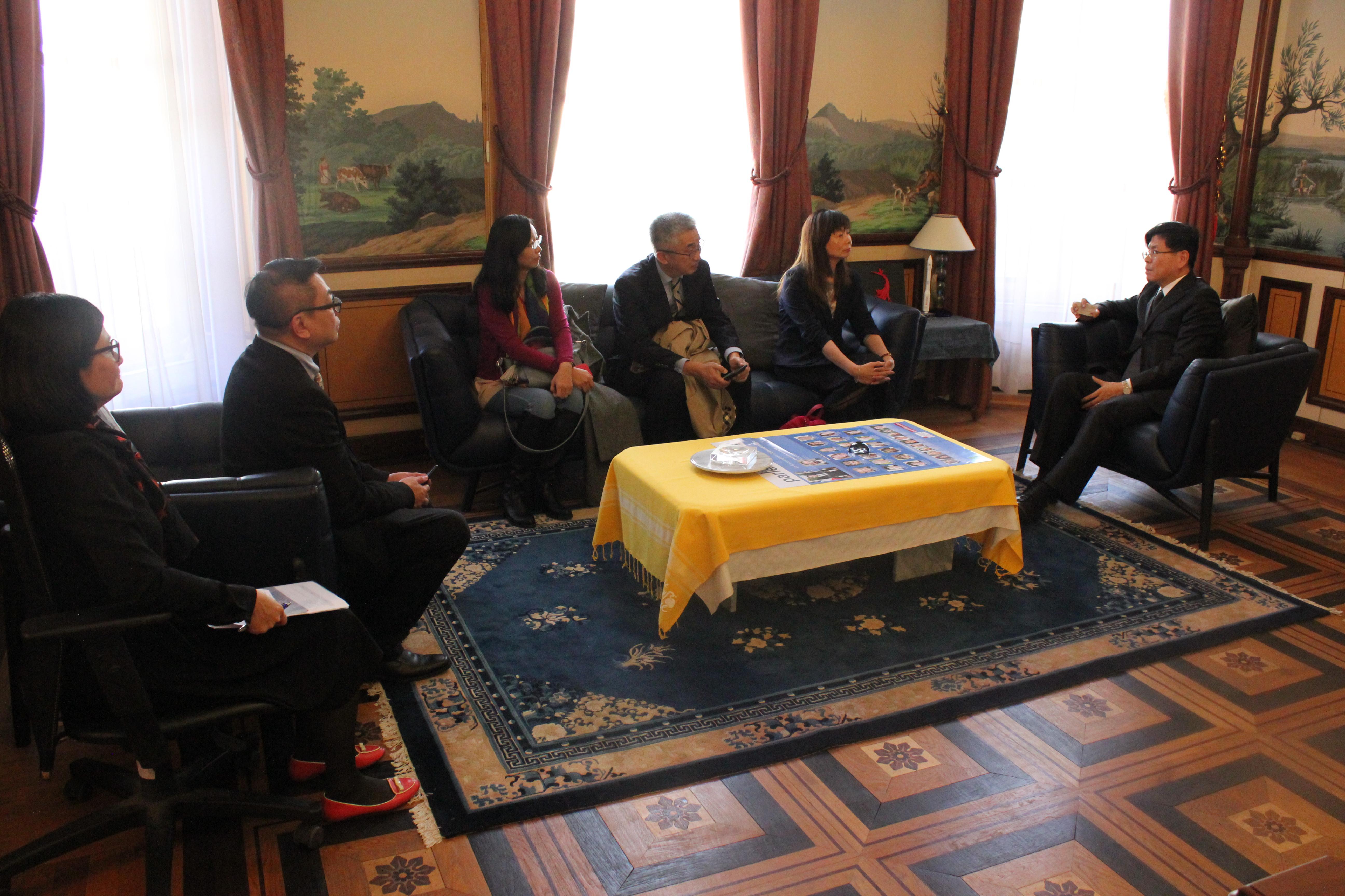 3.央廣訪團拜會駐法國代表處