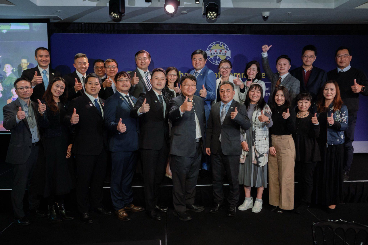 Director General David Wu and Mrs. Wu Attended the Inauguration of the 20th Board of Taiwanese Chamber of Commerce in Australia