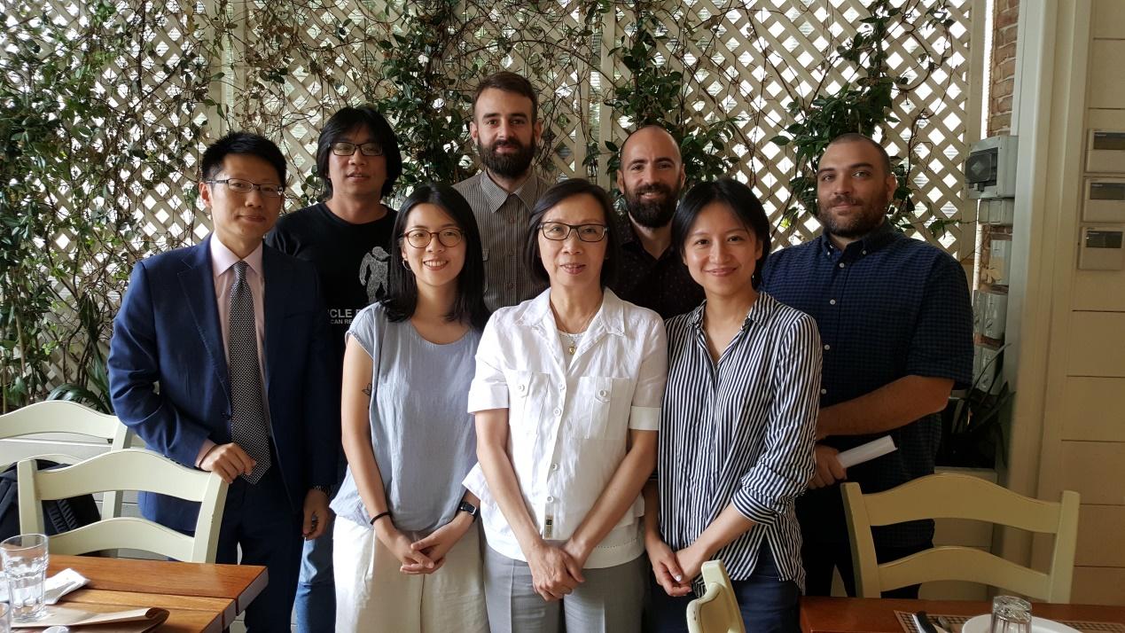 Accompanied by TRO Director Eugenia Yun and Secretary Authur Fanjiang, the delegates also met with programmers of the "Athens International Film Festival"