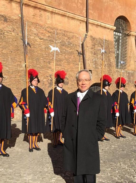 Ambassador Mathew LEE and Embassy diplomats were honored to attend Pope Francis's annual address to the diplomatic corps, held in the #Vatican on Jan 9, 2020.