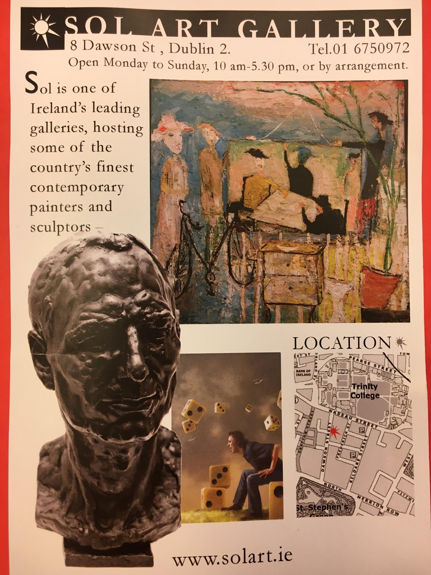 知名都柏林Sol Art Gallery畫廊封面介紹