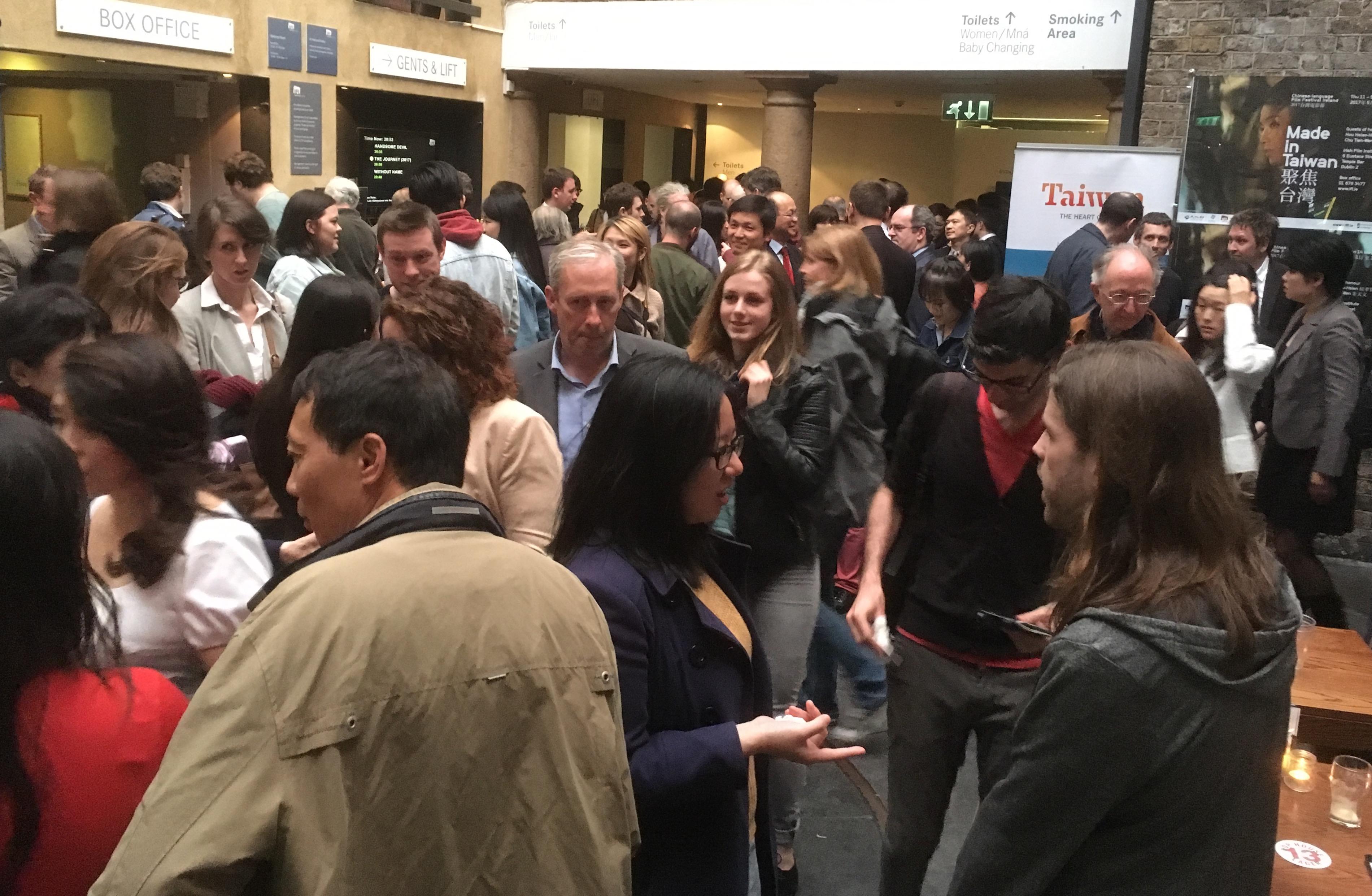 A successful reception was held in the IFI after the event.