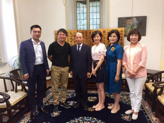 立法院「中華民國(台灣)與義大利國會議員友好協會」視察駐義大利代表處