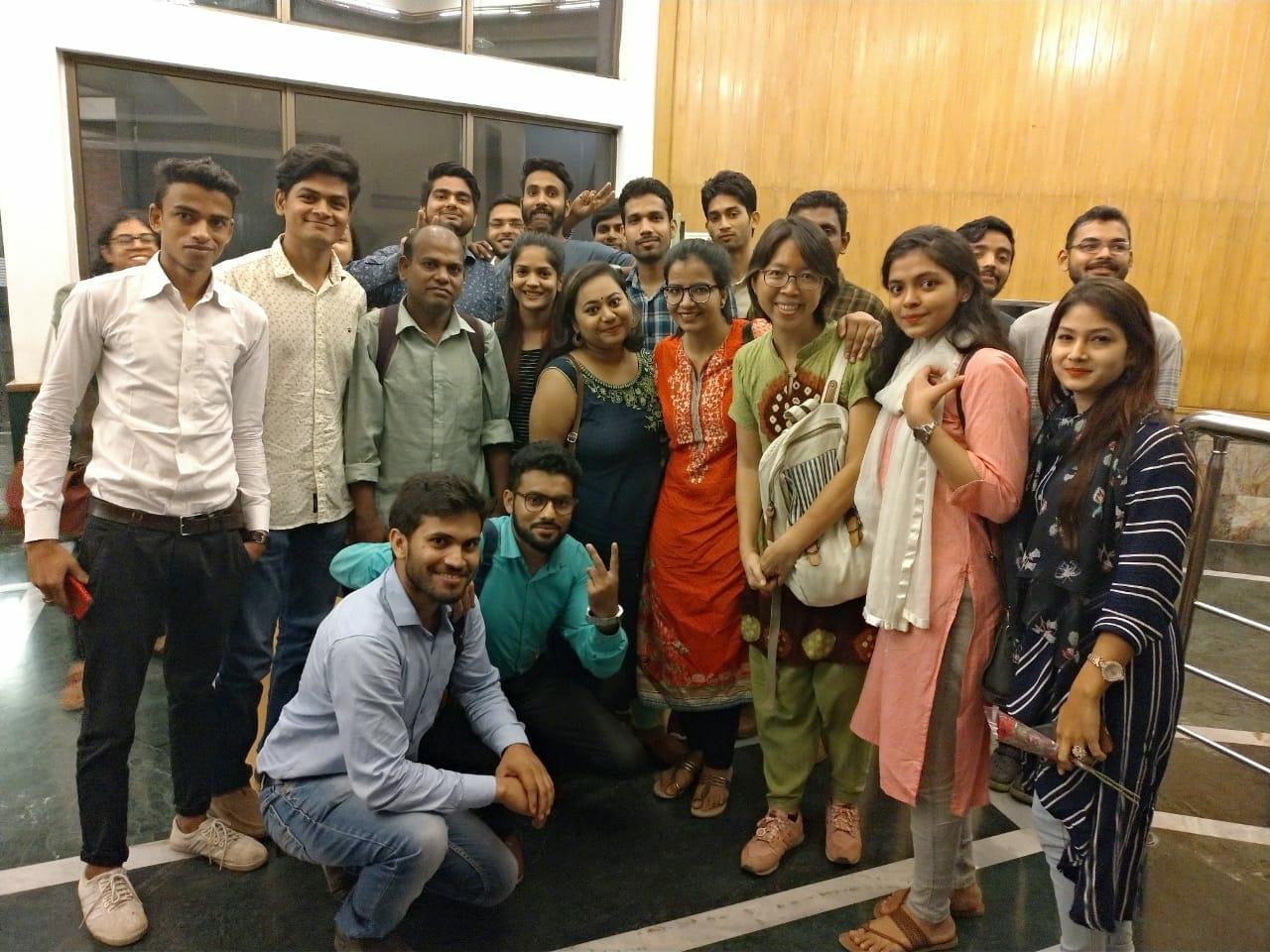 本年「臺灣電影節」吸引印度大學生前來觀賞。