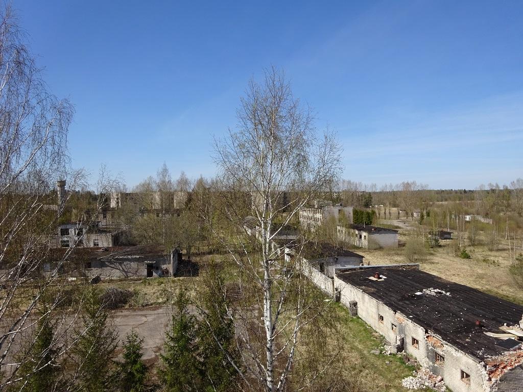 拉國Skrunda市郊前蘇聯時期所建軍營,現為廢墟