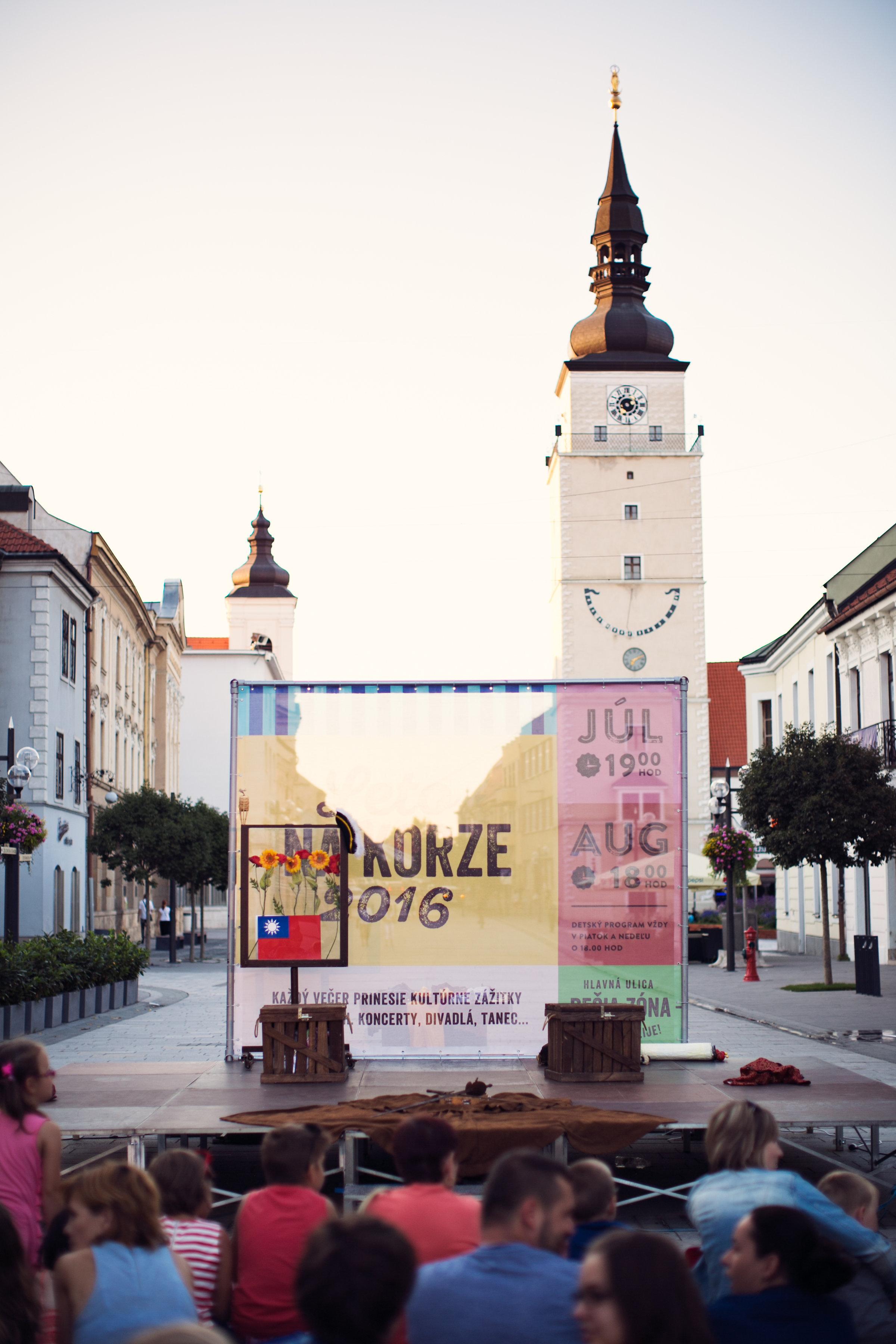 TROB Presents Donation to “Wandering Theatre” Performing Group in Trnava