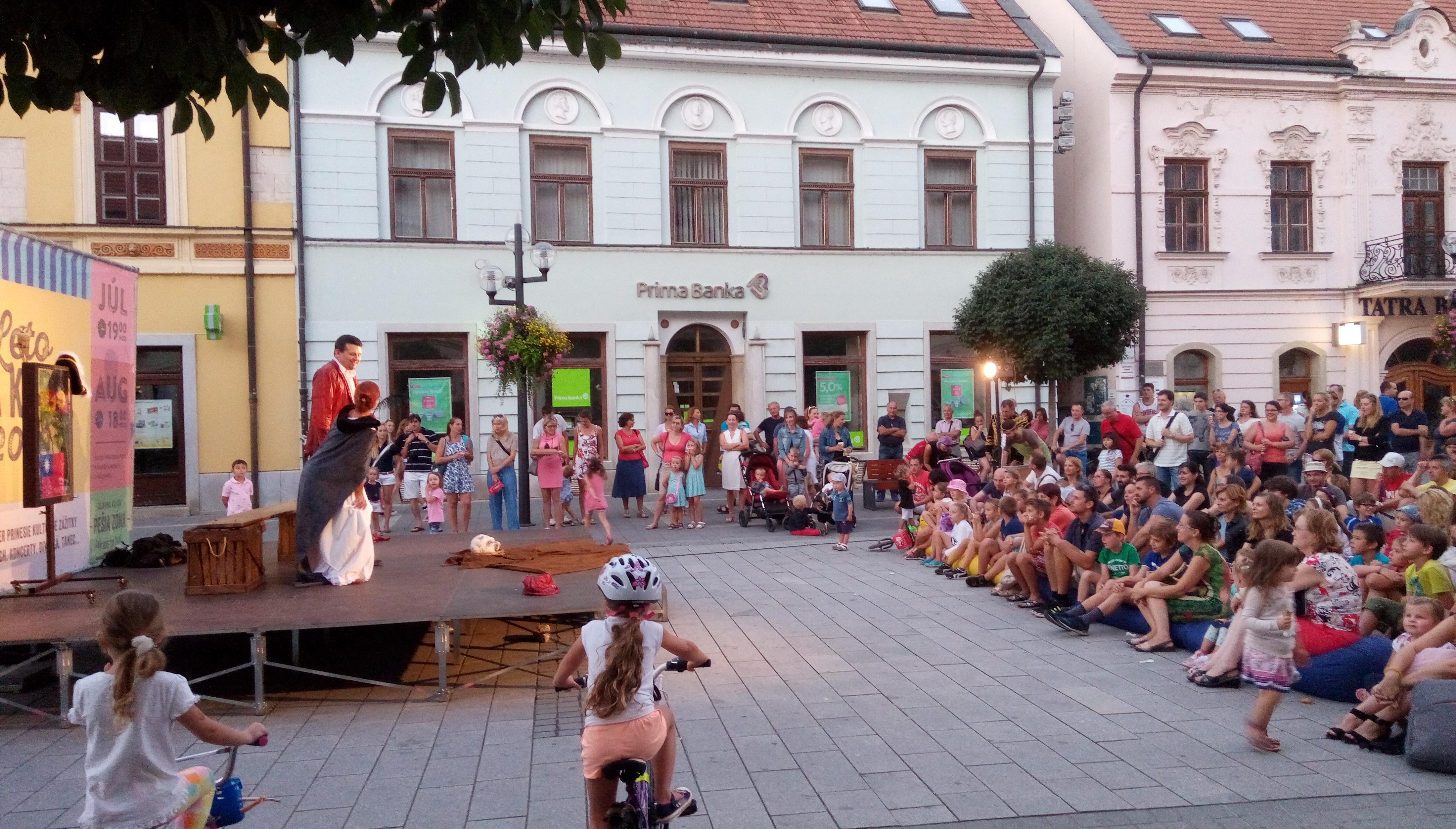 TROB Presents Donation to “Wandering Theatre” Performing Group in Trnava