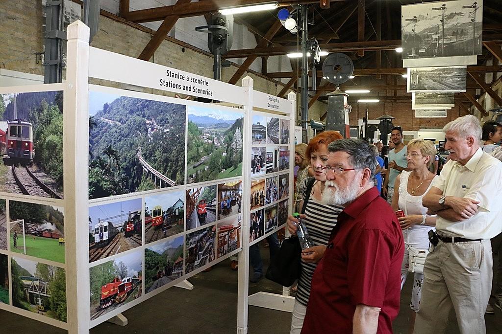 TROB organizes photo exhibition of Cierny Balog Forest railway and Ali-shan Forest railway at Museum of Transport in Bratislava