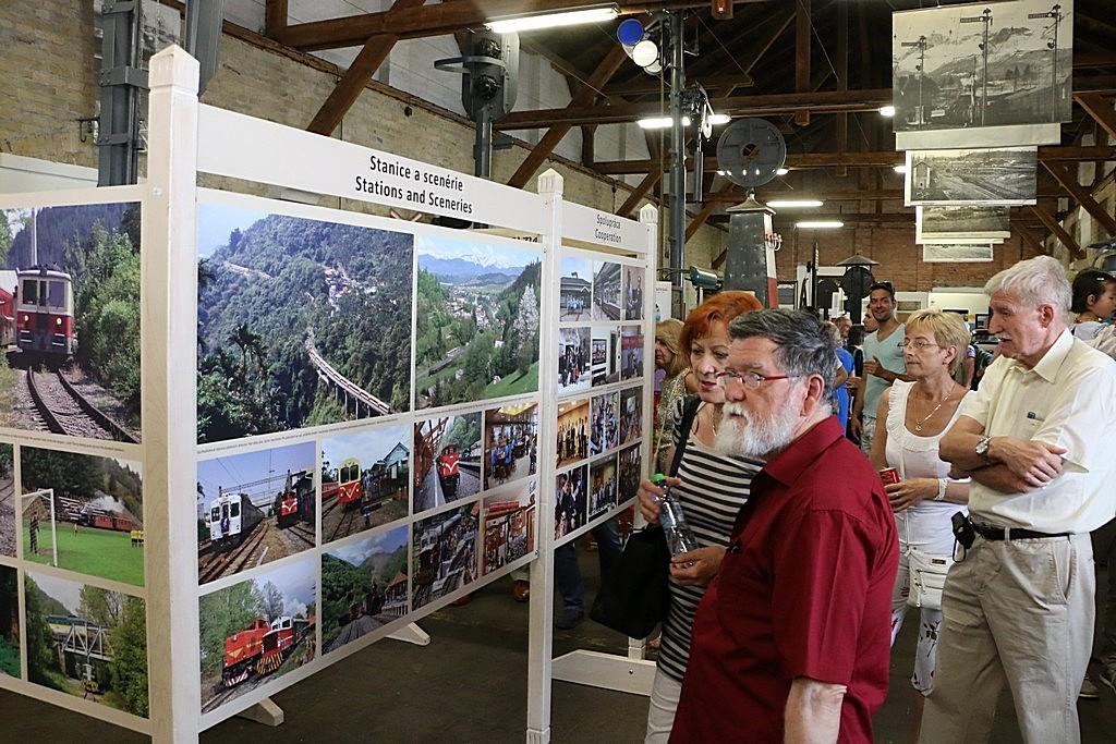 TROB organizes photo exhibition of Cierny Balog Forest railway and Ali-shan Forest railway at Museum of Transport in Bratislava