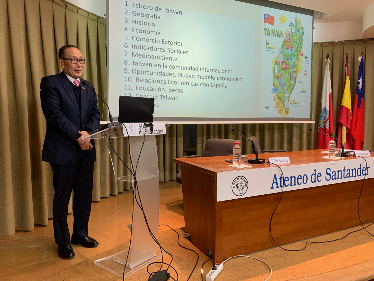 La visita del embajador Liu a Cantabria promue... - Oficina Económica y  Cultural de Taipei, España 駐西班牙台北經濟文化辦事處