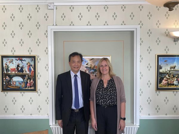 谷大使9月7日轄訪瑞典達拉納省並午宴穆拉市市長 Anna Hed