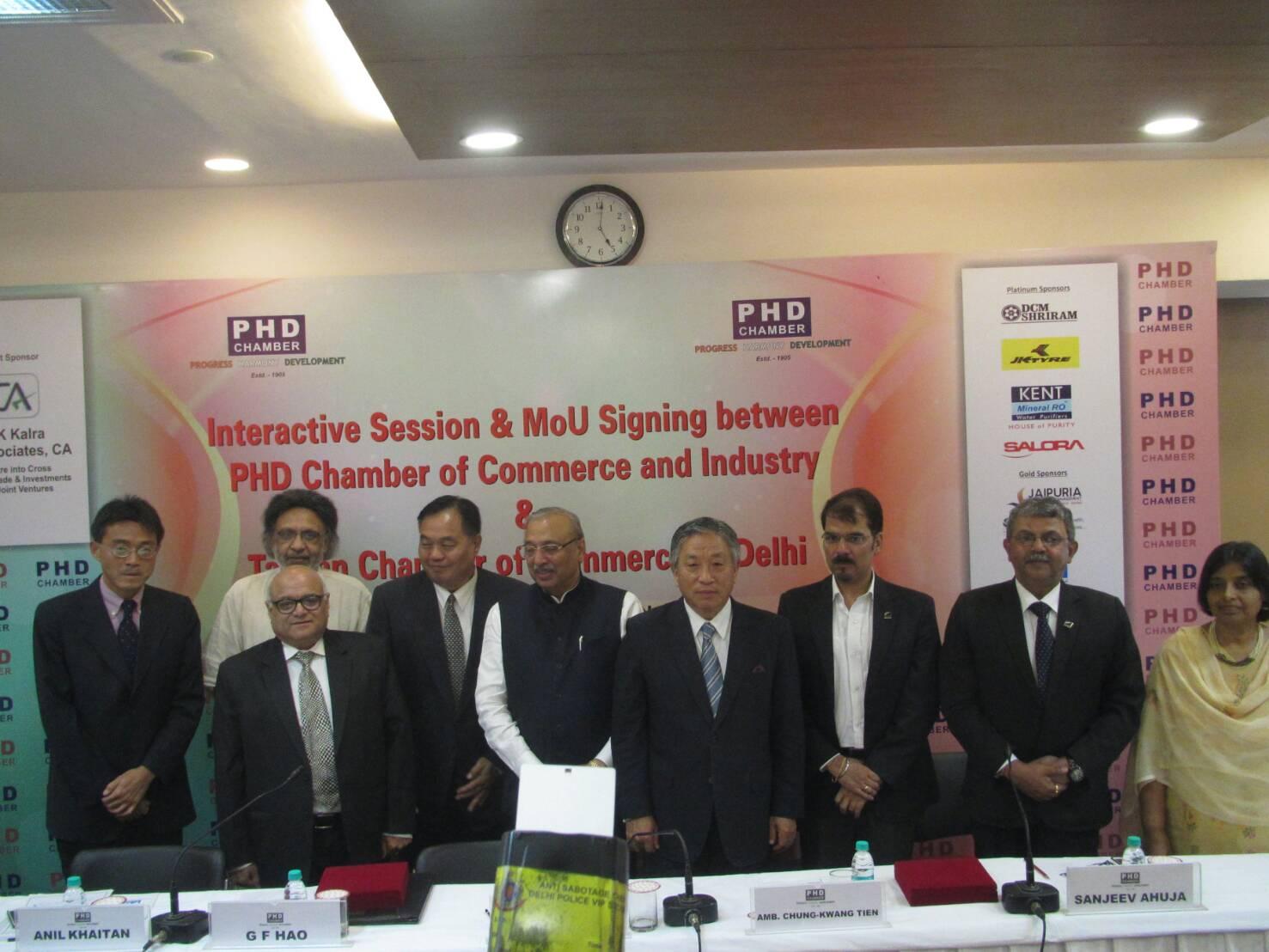 VIP guests at the signing ceremony