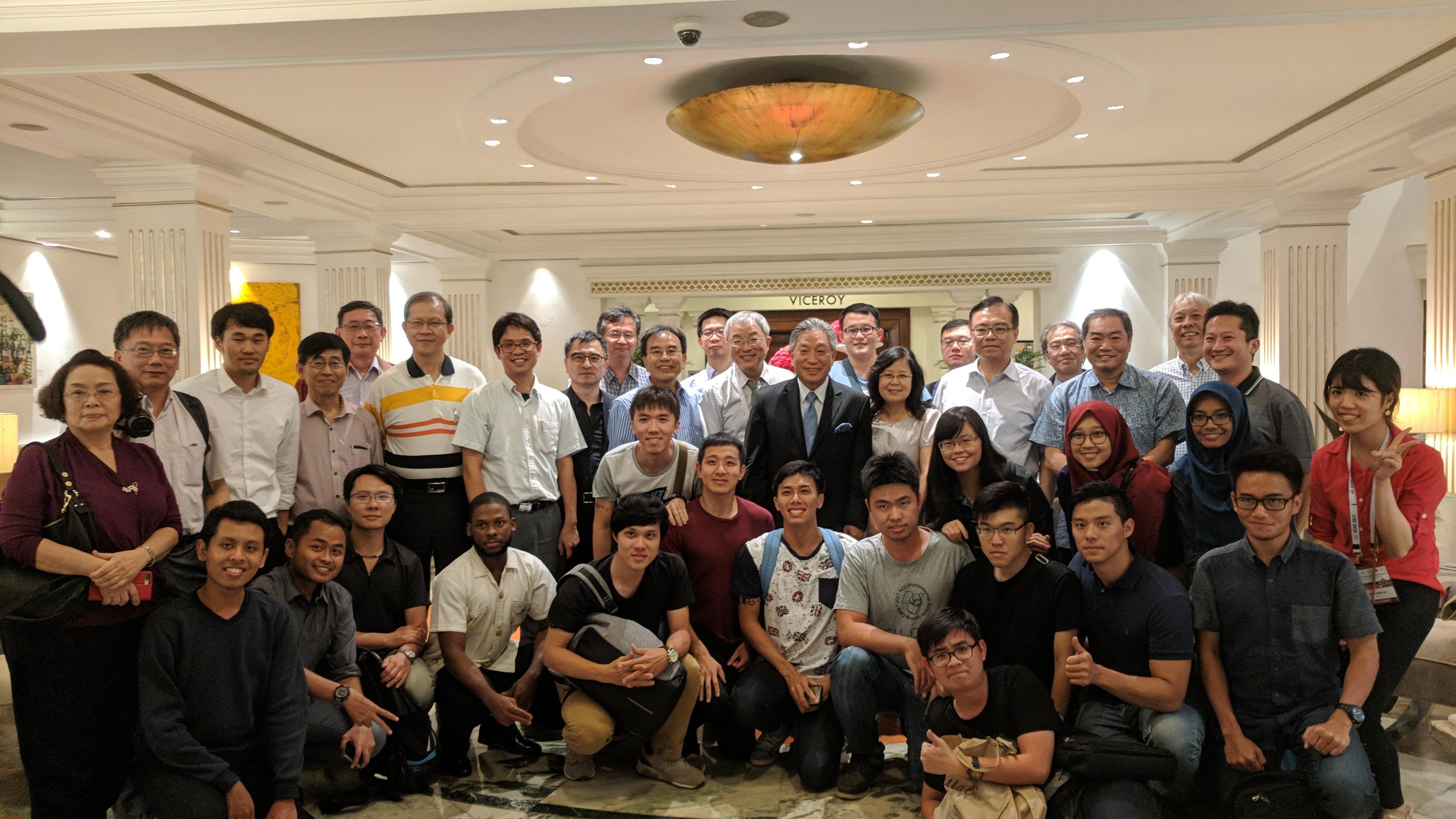 Amb. and Mrs. Tien met NSPO and CSPRS delegations.