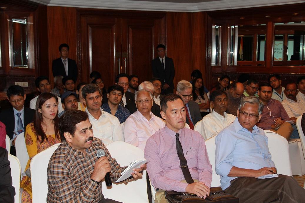 Audience at the press conference.